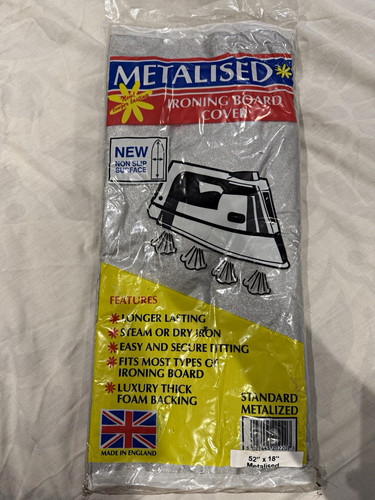 Metalised ironing board cover - ironing,