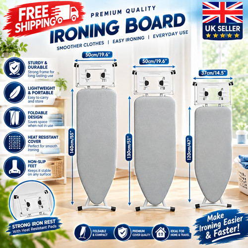 Thickly padded ironing - padded, board